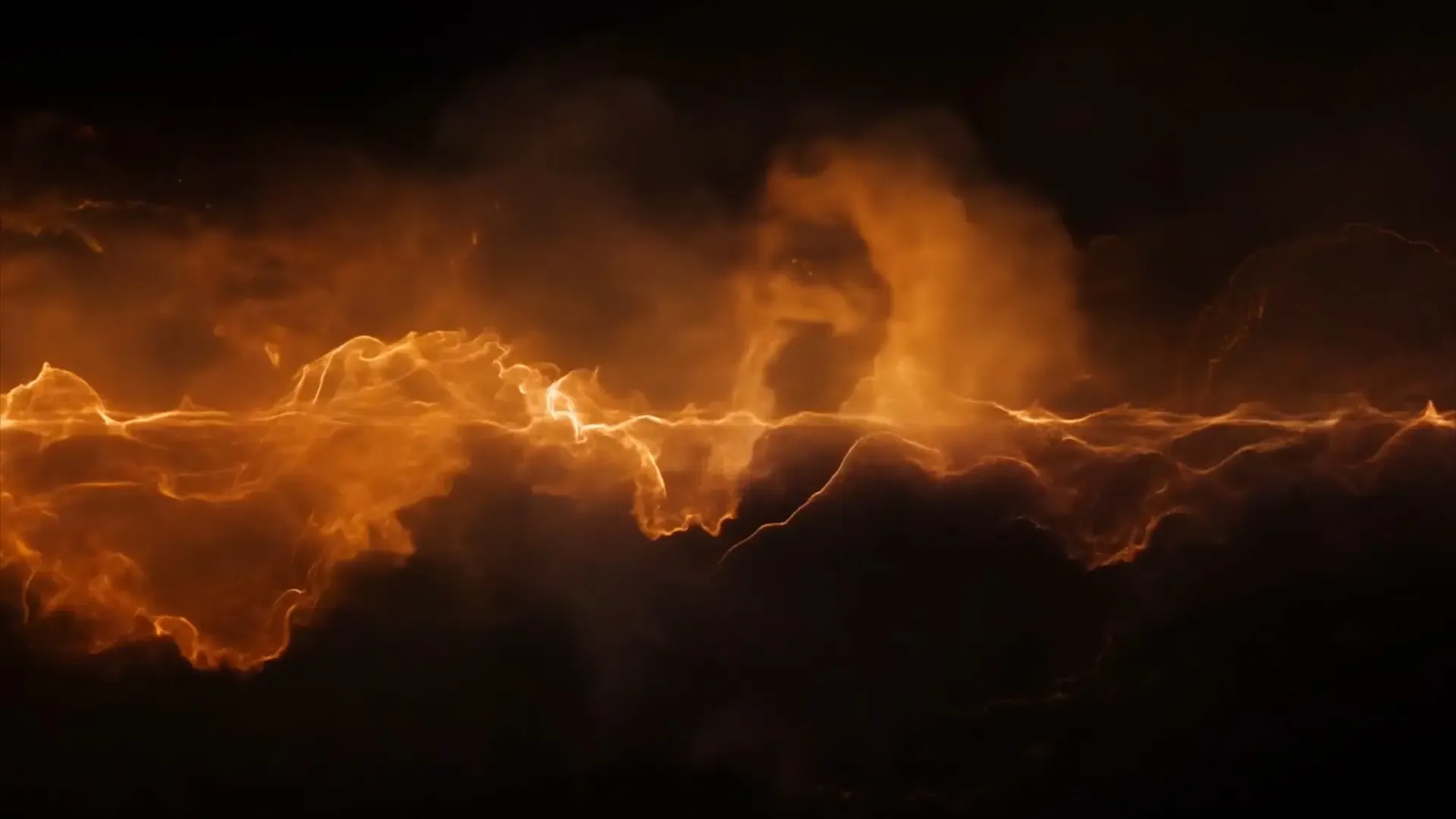 Fiery Electric Energy Stream for Title Animation Background